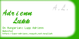 adrienn lupp business card